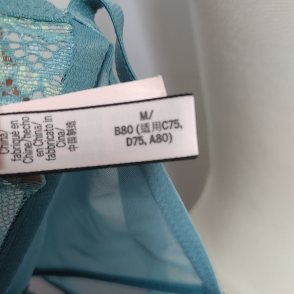 Victoria's Secret Teal Lace Up Bustier Size M - Picture 9 of 15